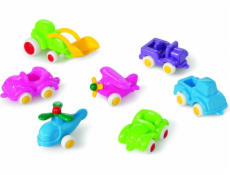 Viking Toys Vehicles Mini Chubbies Fun Colours 7 ks. rozdílné barvy