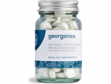 Georganics Natural zubní kartáček tablety, anglická máta peprná, 120 tablet