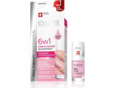 Eveline Eveline Nail Therapy Kondicionér na nehty dodávající barvu 6v1 SHIMMER PINK 5ml