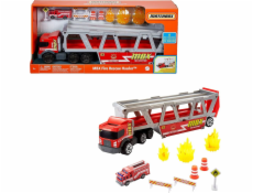 Mattel Vehicle Matchbox Transporter Hasičský vůz