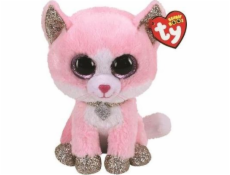 YOU INC. TY BEANIE BOOS FIONA růžová kočka 24cm 36489 TY