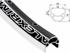 ALEXRIMS MTB ráfek EN24 27,5x32 děr Tubeless Ready H. disk s krytkou černý (ALX-EN24275)