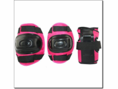 Sada chráničů NILS Extreme H108 velikost L Dark Pink (16-2-333)