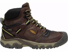 Keen Ridge Flex Mid WP Coffee Bean/Keen Yelow pánské trekové boty, velikost 46 (KE-1026614)