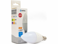 Abilite ABILITE LED ŽÁROVKA MLÉČNÁ SVÍČKA, NEUTRÁLNÍ E14 8W/230V 640LM C37