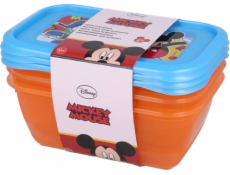 Mickey Mouse Mickey Mouse - Sada nádob na jídlo 540 ml (3 ks)