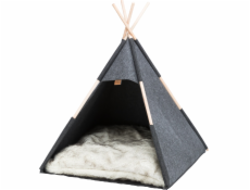 Trixie Tipi, uzavřený pelíšek, pro psy/kočky, antracit, polyester, 70 x 70 x 70 cm