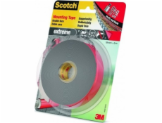 Montážní páska SCOTCH®, oboustranná, pro extrémní venkovní aplikace, 19 mm x 5 m, černá