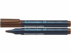 Schneider Permanentní popisovač SCHNEIDER Maxx 133, zkosený, 1-4 mm, hnědý (4004675038616)