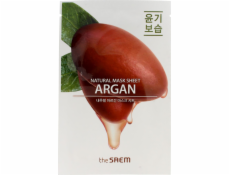 SAEM Natural Mask Sheet Regenerační arganová maska 21ml