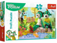 Trefl Puzzle 30 dílků Trefliki u rybníka (18265)