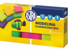 Astra Fluorescentní modelovací hmota, 6 barev