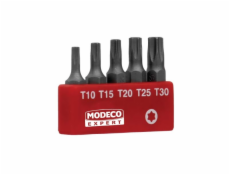 Modeco Sada bitů Torx 25mm T10-T30 5 ks. (MN-15-515)