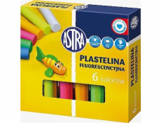 Astra Plasticine 6 barev fluorescenční