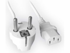 Gembird VDE Euro/IEC C13 napájecí kabel 1,8m (PC-186W-VDE)