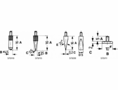 Limit Měřicí hrot pro Limitní číselníkové úchylkoměry 16x4,5 mm