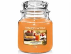 Yankee Candle YANKEE CANDLE_Medium Jar středně vonná svíčka Farm Fresh Peach 411g