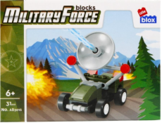 ALLEBLOX Bloky Militaria Military Vehicle 31 prvků Alleblox AB3016