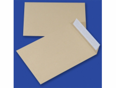 Kancelářské produkty KANCELÁŘSKÉ PRODUKTY obálky se silikonovou páskou, HK, B4, 250x353mm, 90gsm, 250ks, hnědá