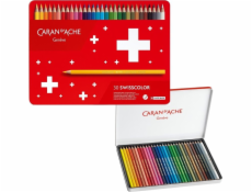 Pastelky Caran d`Arche Swisscolor Aquarelle, mix barev, 30 kusů