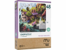 Ecopuzzle 48 dobrodružství červů MUDUKO