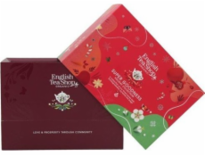 English Tea Shop VÁNOČNÍ KOLEKCE ČAJŮ BIO PYRAMIDY (SUPER DOBROTA - 3 PŘÍCHutě) (12 x 2 g) 24 g (SEZÓNNÍ PRODUKT) - ANGLICKÁ ČAJOVNA PŘÍP.