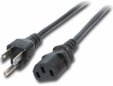 EFB napájecí kabel NEMA 5-15 (US) - C13 1,8 m černý (EK518.1,8)