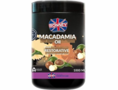 Ronney Macadamia Oil Complex Professional Mask Regenerační maska na vlasy s makadamiovým olejem 1000 ml