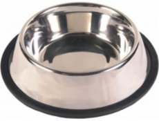 TRIXIE Metal bowl with pad 0.45 l/14 cm