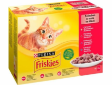 Friskies Mix meat - wet cat food - 12 x