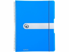 Herlitz Notebook A4/80K, kostkovaný, modrý (0011293065)