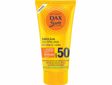 Dax Sun Sunscreen emulze na obličej a tělo SPF 50 cestovní 50 ml