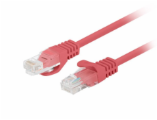 Lanberg PCU5-10CC-0025-R networking cable 0.25 m Cat5e U/UTP (UTP) Red