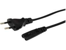 StarTech EU - C7 napájecí kabel, 1m, černý (PXTNB2SEU1M)