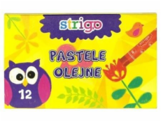 Strigo Olejové pastely 12 barev STRIGO