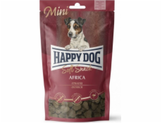 Happy Dog Soft Snack Mini Africa, pochoutka pro dospělé psy do 10 kg, pštros, 100g, sáček