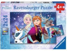 Puzzle Ravensburger 2x24 dílků Frozen - Northern Lights