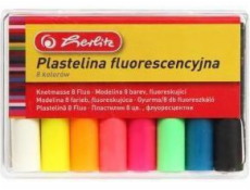 Herlitz Fluorescenční plastelína 8 barev (200280)