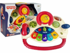 Interaktivní volant LEANToys pro děti Piano Animal Sounds Phone (8493)