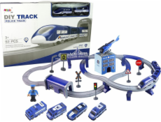 Import leantoys Set Town Police Train Blue 203 km/h