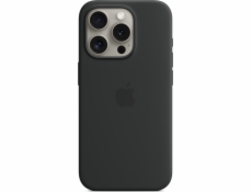 iPhone 15 Pro Silicone Case with MS - Black