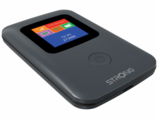 STRONG 4G MIFI 150/ Wi-Fi standard 802.11 b/g/n/ 150 Mbit/s/ 2,4GHz/ 1x SIM slot/ 1x USB/ 1x micro SD slot/ display/ čer