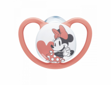 Šidítko Space NUK 6-18m Disney Mickey Mouse červená