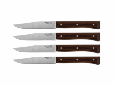 Opinel Table Knives Facette Set of 4  Dark Ash