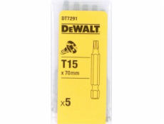 Dewalt 1/4 Torx bit T15 x 70 mm 5 kusů (DT7291-QZ)