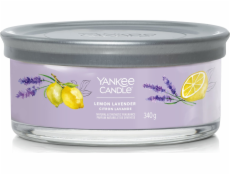 Svíčka ve skleněném válci Yankee Candle, Citrón a levandule, 340 g