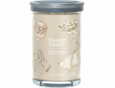 Svíčka ve skleněném válci Yankee Candle, Hřejivý kašmír, 567 g