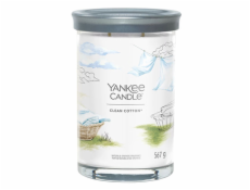 Svíčka ve skleněném válci Yankee Candle, Čistá bavlna, 567 g