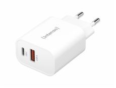 Intenso Power Adapter W30AC 1x USB-A 1x USB-C 30W     white