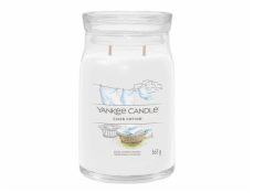 Svíčka ve skleněné dóze Yankee Candle, Čistá bavlna, 567 g